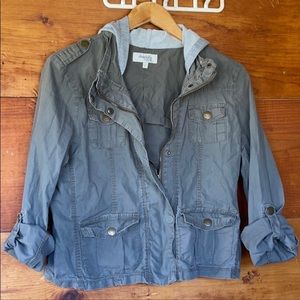 Charlotte Russe green olive green jacket